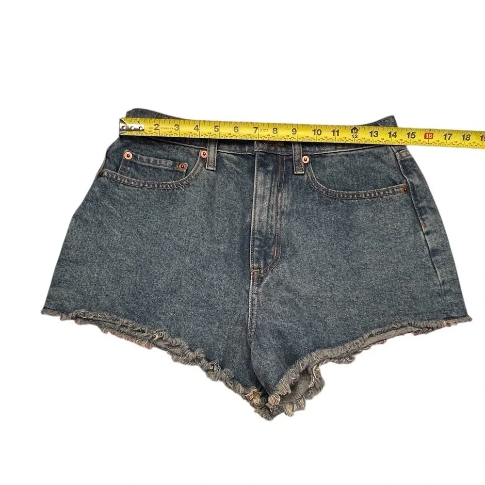 Victoria's Secret Pink Cutoff Denim Shorts Women's Size 8 Y2K High Rise Festival